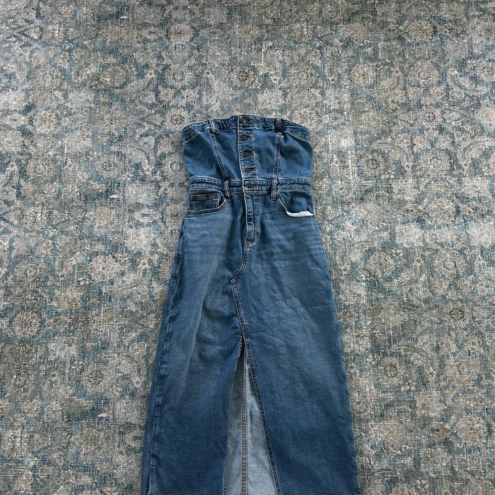 American Eagle Outfitters Denim Blue Dress